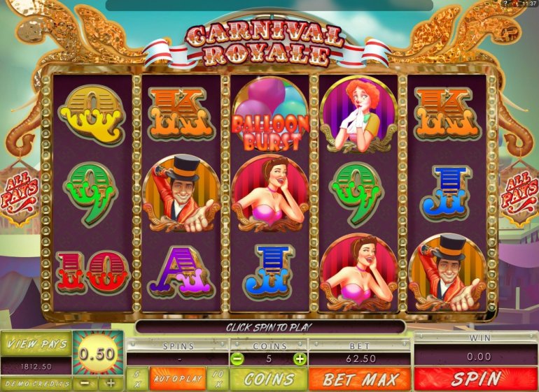 video slot carnival royale